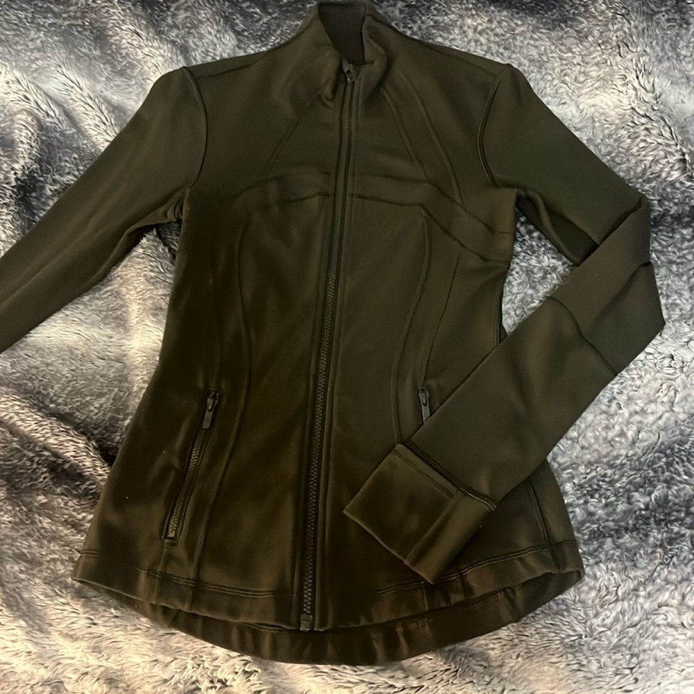 Lululemon Define Jacket Size 4 Olive Green
